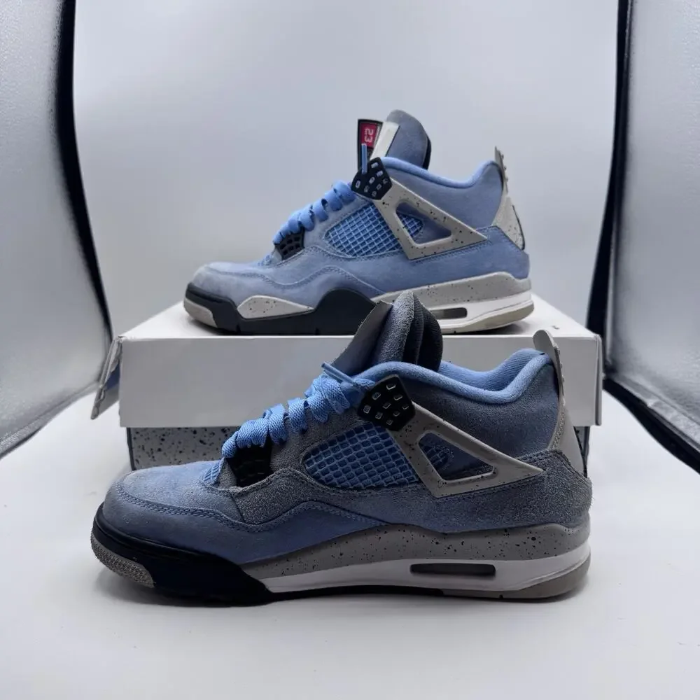 Jordan 4 Retro Mid University Blue OG Box Size 9 Men CT8527-400